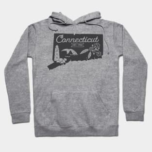 State of Connecticut Graphic Tee Hoodie